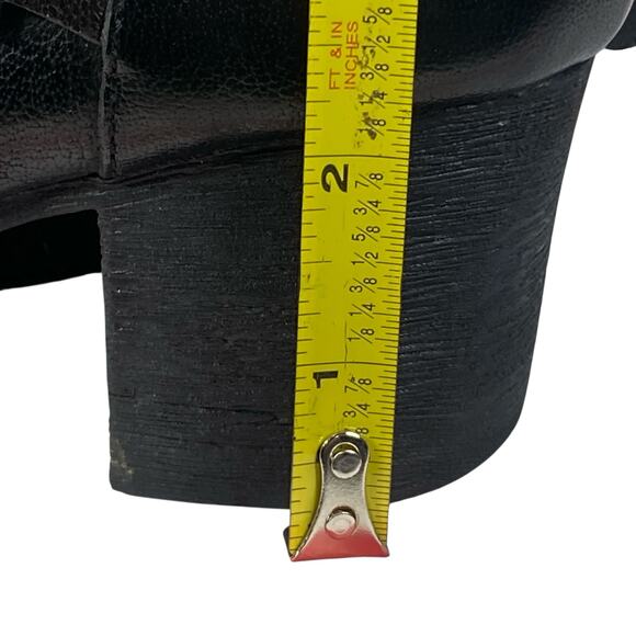 Born Women’s Shaylee Black Leather Side Zip Riding Boots Size US 6 - Picture 13 of 13